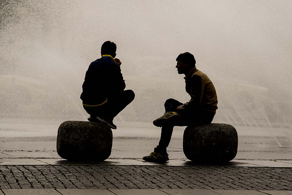 Two Guys Talking